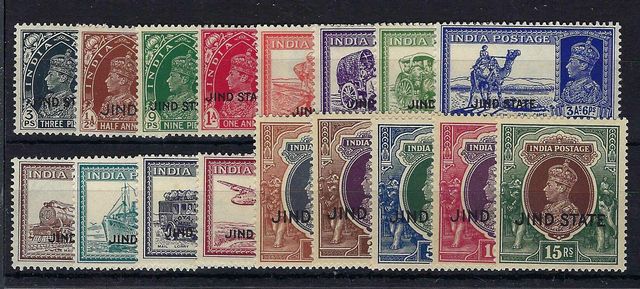 Image of Indian Convention States ~ Jind SG 109/25 UMM British Commonwealth Stamp